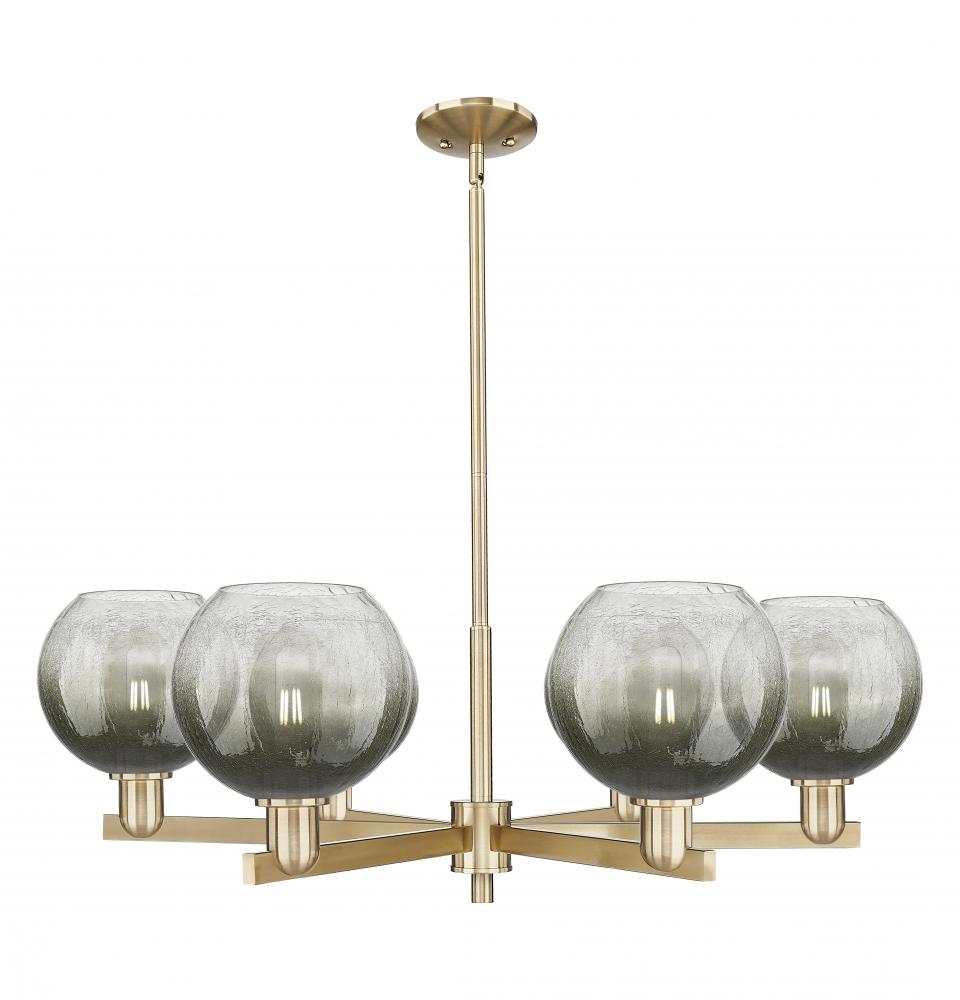 Brookhaven Globe - 6 Light - 24 inch - Champagne Bronze - Chandelier
