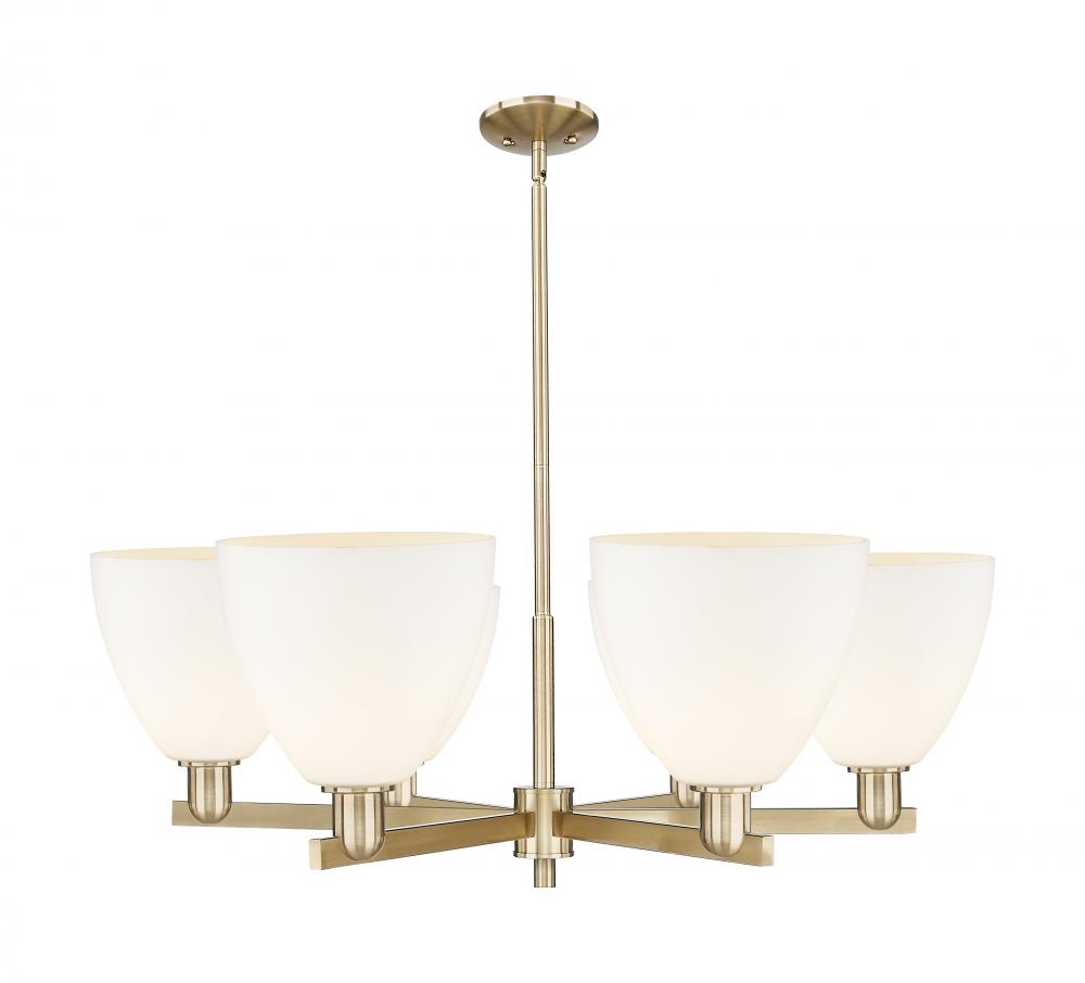 Bristol - 6 Light - 39 inch - Champagne Bronze - Stem hung - Chandelier