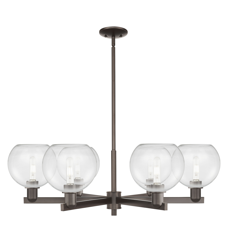Athens - 6 Light - 38 inch - Oil Rubbed Bronze - Stem hung - Chandelier
