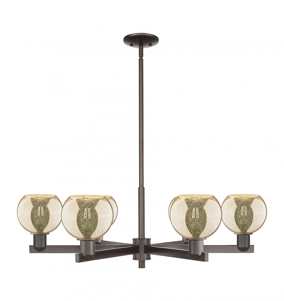 Athens - 6 Light - 36 inch - Oil Rubbed Bronze - Stem hung - Chandelier