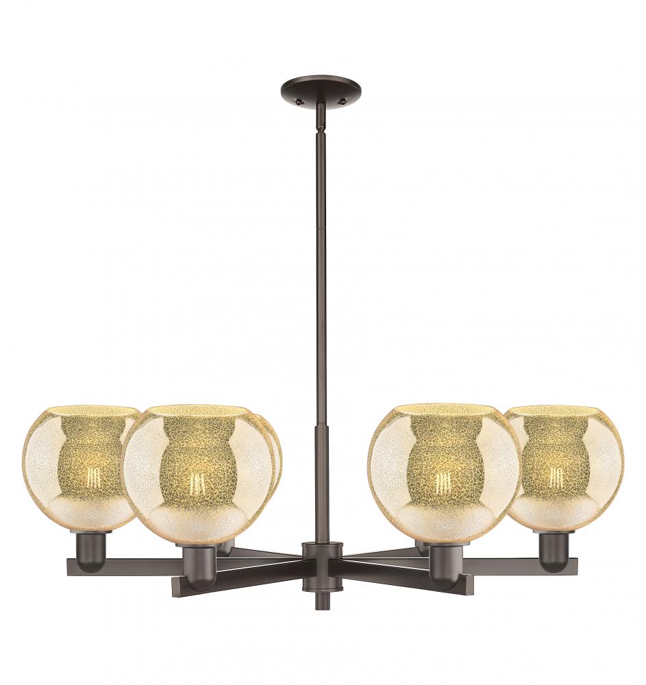 Athens - 6 Light - 38 inch - Oil Rubbed Bronze - Stem hung - Chandelier