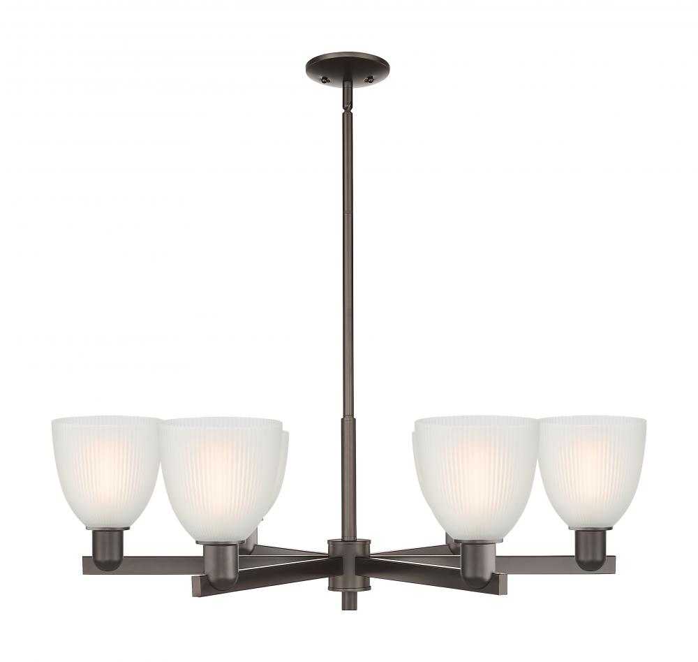 Castile - 6 Light - 36 inch - Oil Rubbed Bronze - Stem hung - Chandelier
