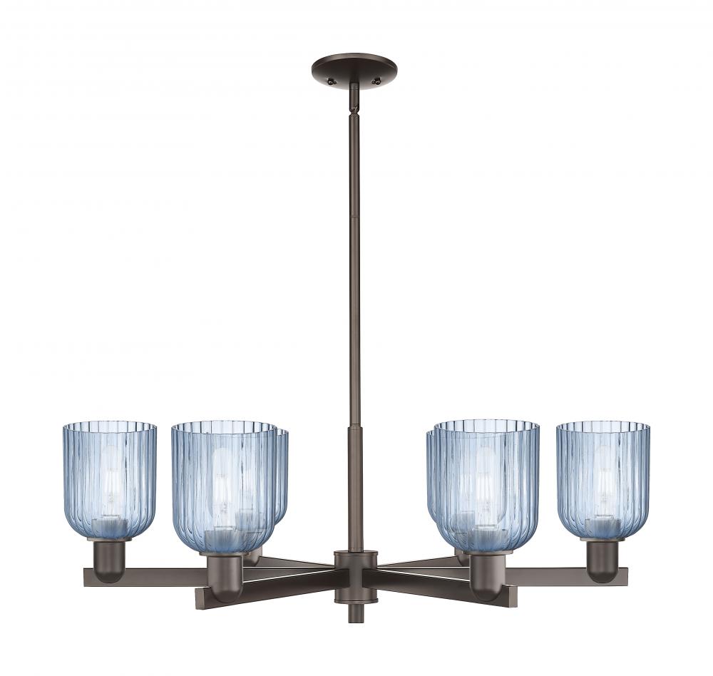 Bridal Veil - 6 Light - 24 inch - Oil Rubbed Bronze - Chandelier