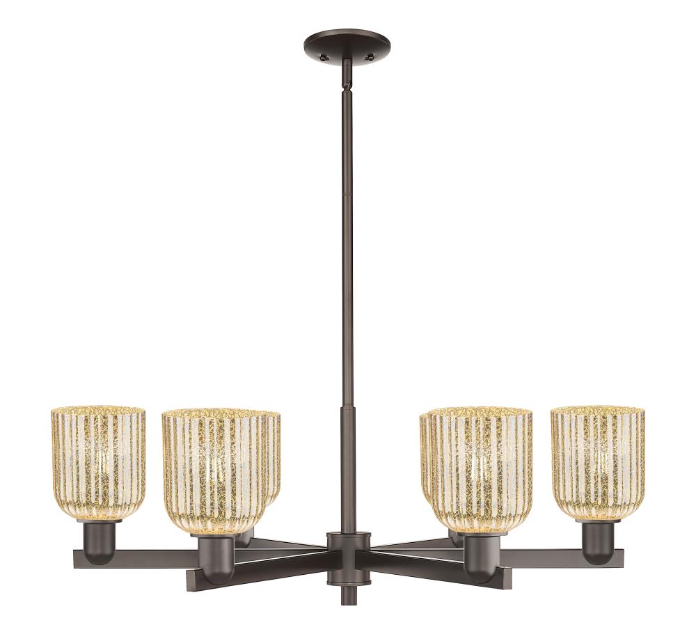 Bridal Veil - 6 Light - 24 inch - Oil Rubbed Bronze - Chandelier