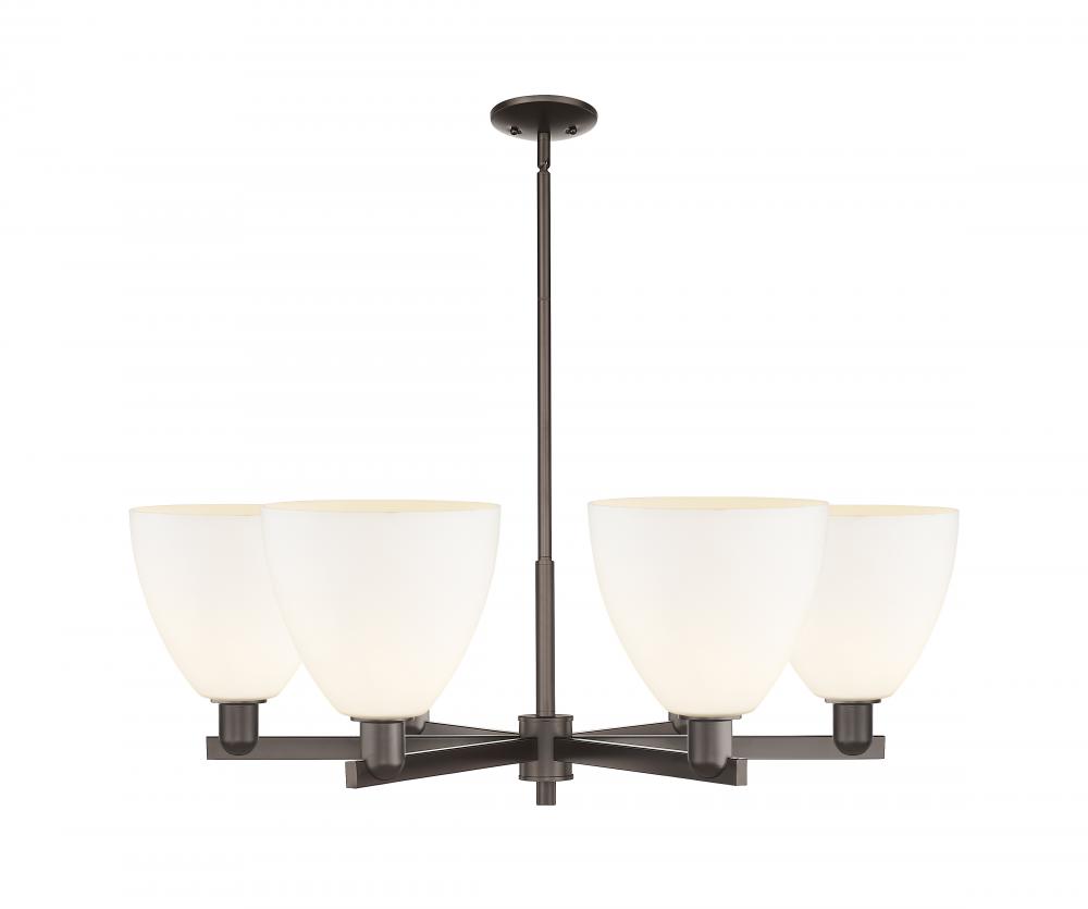 Bristol - 6 Light - 39 inch - Oil Rubbed Bronze - Stem hung - Chandelier