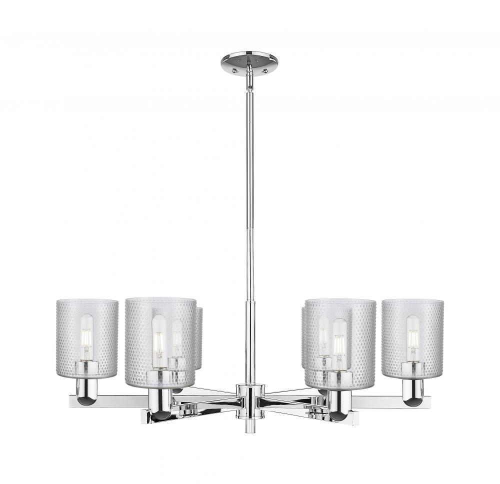 Cobbleskill - 6 Light - 35 inch - Polished Chrome - Stem hung - Chandelier