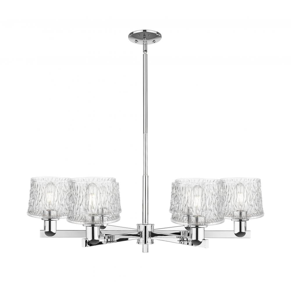 Niagara - 6 Light - 36 inch - Polished Chrome - Stem hung - Chandelier