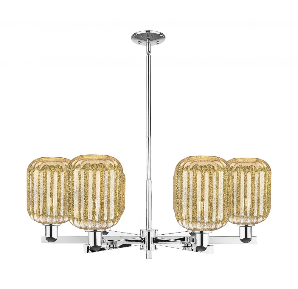 Preston Cylinder - 6 Light - 24 inch - Polished Chrome - Chandelier