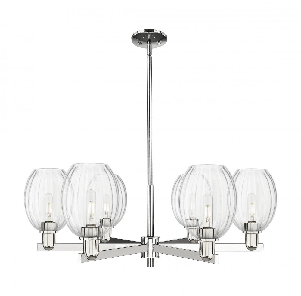 Preston Bulb - 6 Light - 24 inch - Polished Nickel - Chandelier