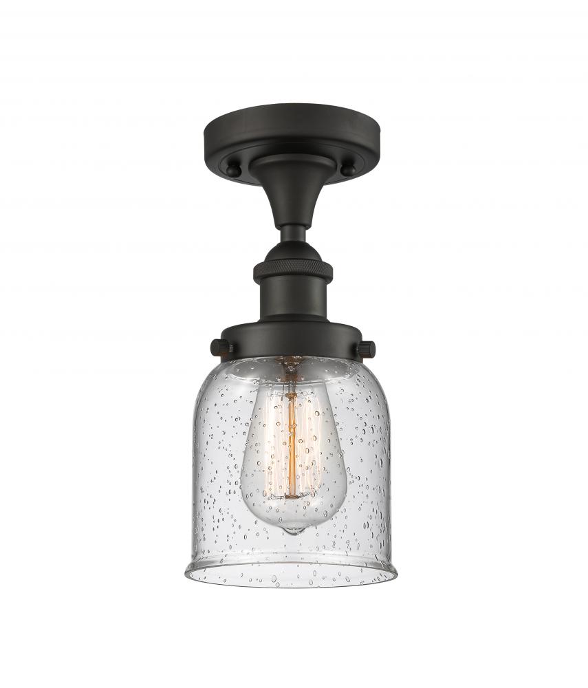 Bell - 1 Light - 5 inch - Oil Rubbed Bronze - Semi-Flush Mount