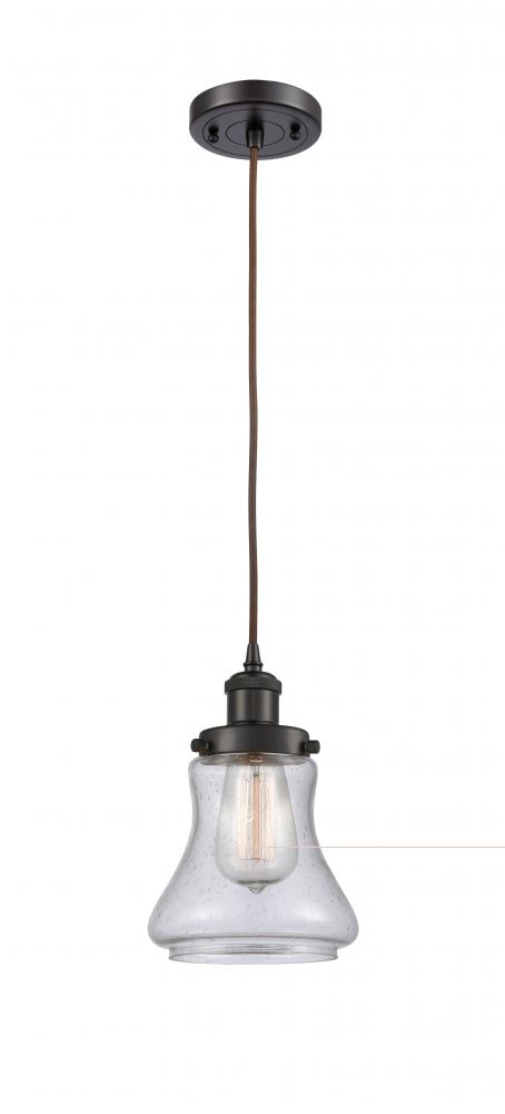 Bellmont - 1 Light - 6 inch - Oil Rubbed Bronze - Cord hung - Mini Pendant