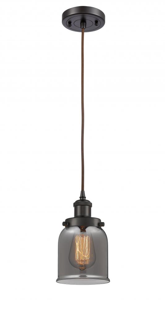 Bell - 1 Light - 5 inch - Oil Rubbed Bronze - Cord hung - Mini Pendant