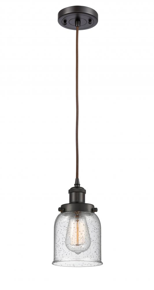 Bell - 1 Light - 5 inch - Oil Rubbed Bronze - Cord hung - Mini Pendant