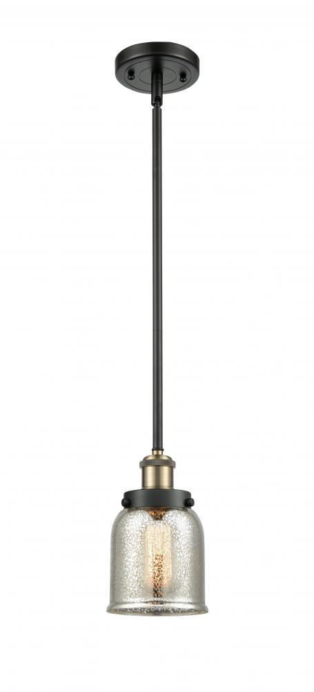 Bell - 1 Light - 5 inch - Black Antique Brass - Mini Pendant