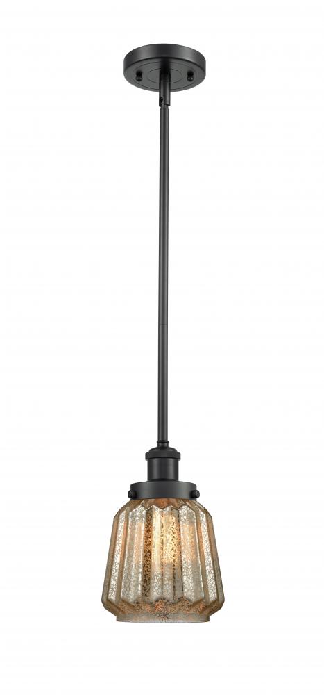Chatham - 1 Light - 6 inch - Matte Black - Mini Pendant