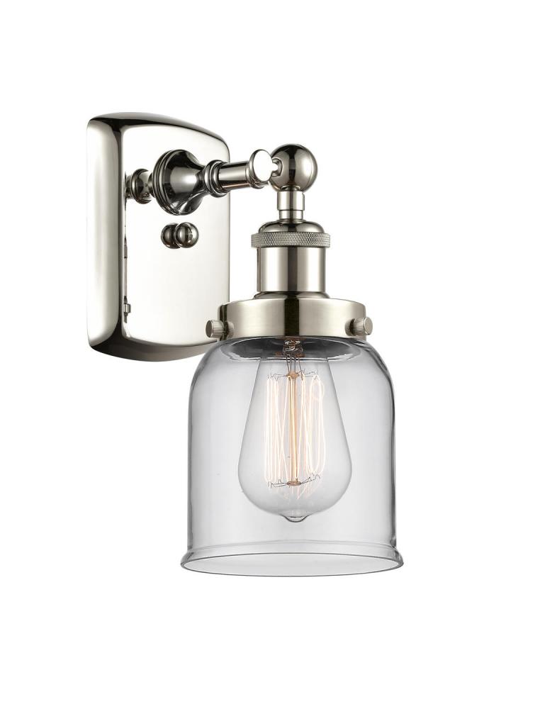 Bell - 1 Light - 5 inch - Polished Nickel - Sconce