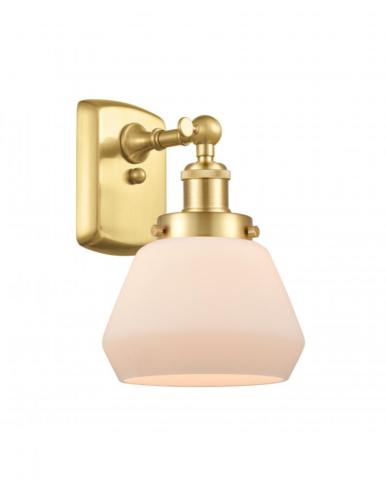 Fulton - 1 Light - 6 inch - Satin Gold - Sconce