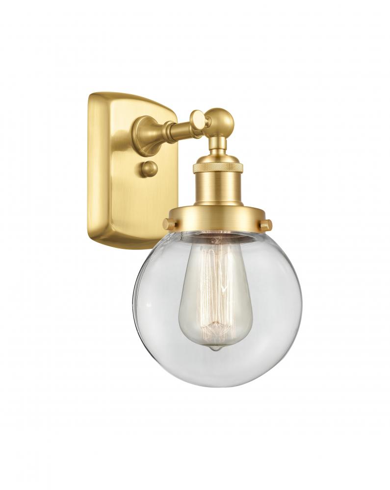 Beacon - 1 Light - 6 inch - Satin Gold - Sconce