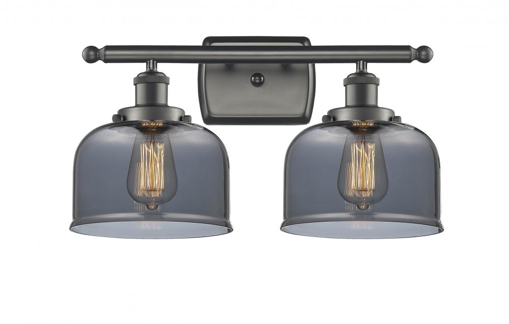 Bell - 2 Light - 18 inch - Oil Rubbed Bronze - Bath Vanity Light