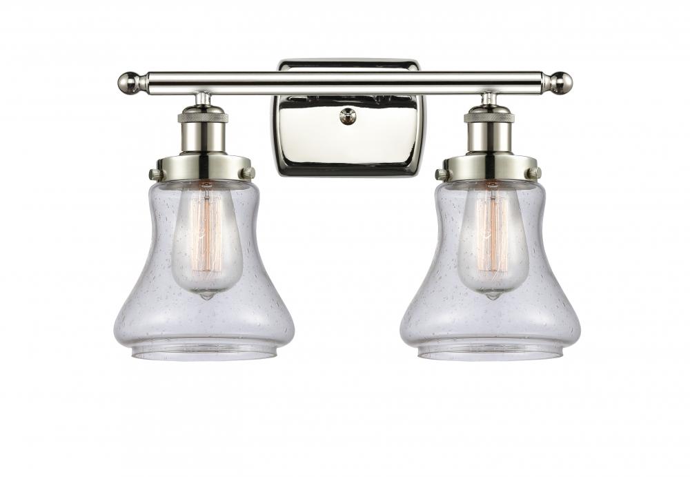 Bellmont - 2 Light - 16 inch - Polished Nickel - Bath Vanity Light