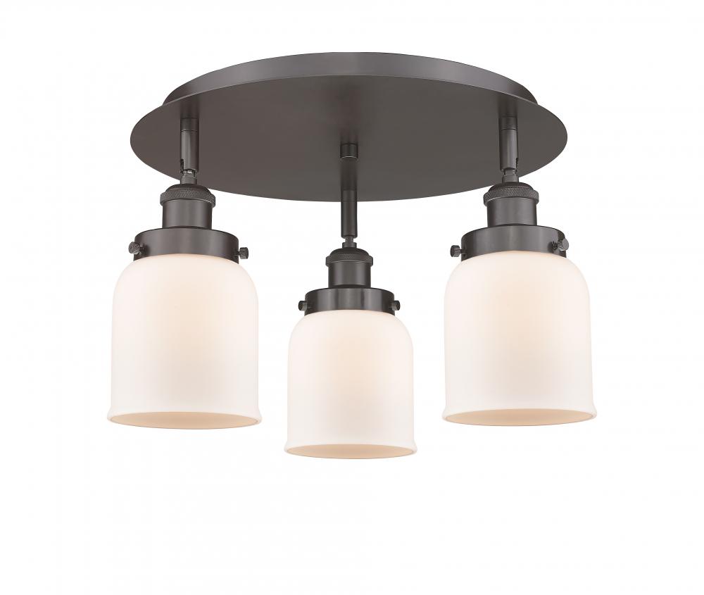 Cone - 3 Light - 17 inch - Oil Rubbed Bronze - Semi-Flush Mount