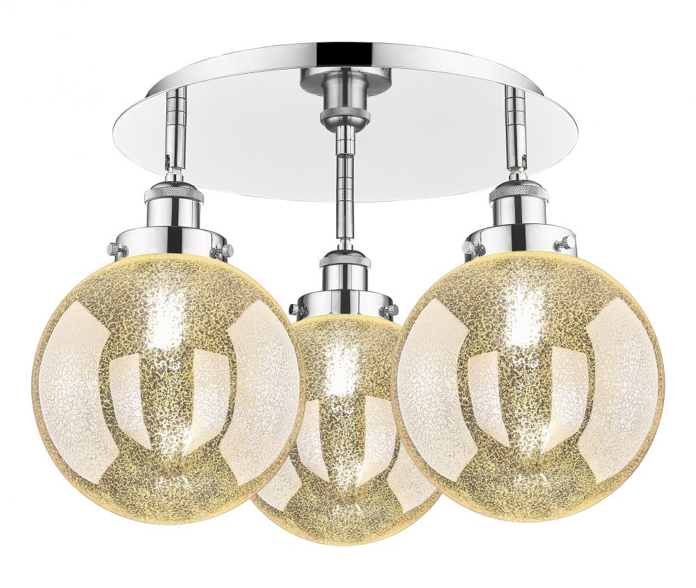 Beacon - 3 Light - 20 inch - Polished Chrome - Semi-Flush Mount