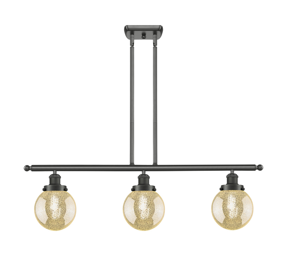 Beacon - 3 Light - 36 inch - Oil Rubbed Bronze - Stem Hung - Island Light