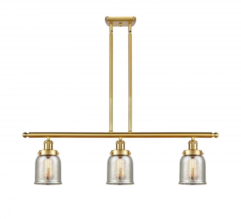 Bell - 3 Light - 36 inch - Satin Gold - Stem Hung - Island Light