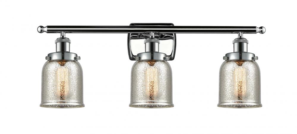 Bell - 3 Light - 26 inch - Polished Chrome - Bath Vanity Light