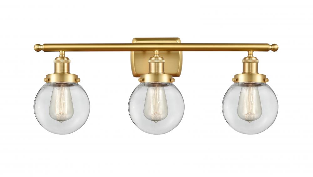 Beacon - 3 Light - 26 inch - Satin Gold - Bath Vanity Light