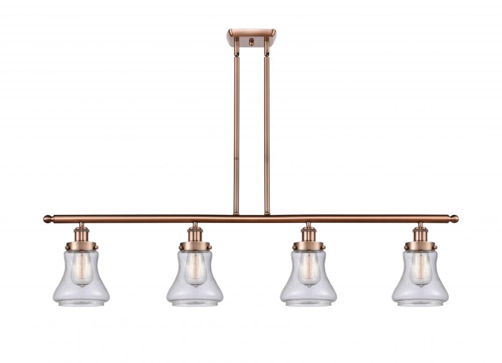 Bellmont - 4 Light - 48 inch - Antique Copper - Stem Hung - Island Light