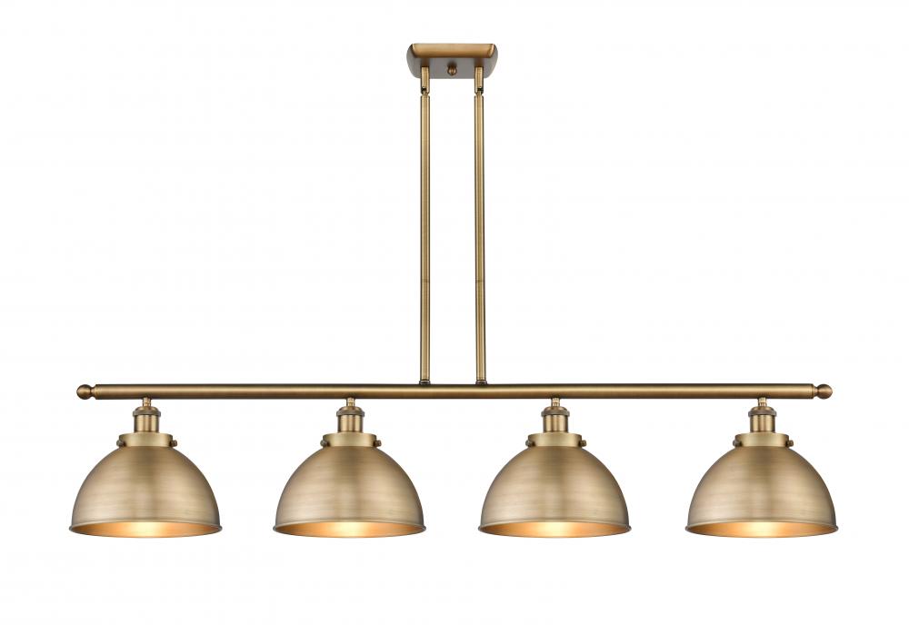 Derby - 4 Light - 48 inch - Brushed Brass - Stem Hung - Island Light