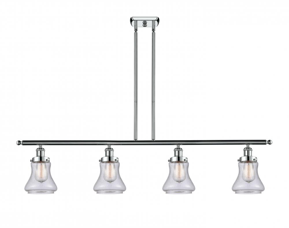 Bellmont - 4 Light - 48 inch - Polished Chrome - Stem Hung - Island Light
