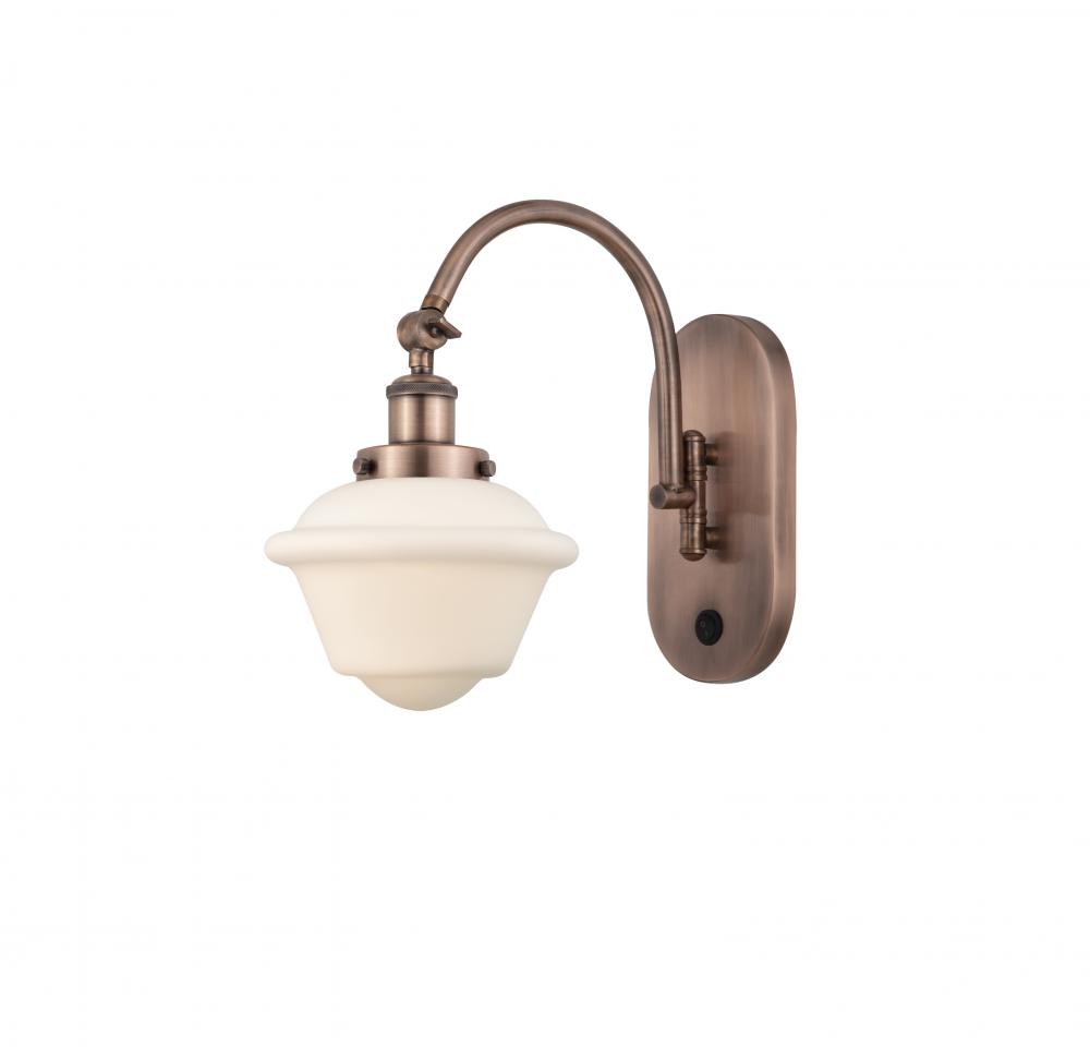 Oxford - 1 Light - 8 inch - Antique Copper - Adjustable Swing Arm