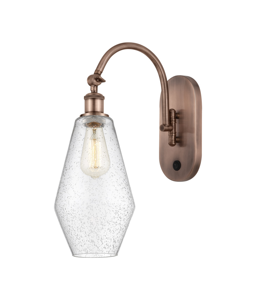 Cindyrella - 1 Light - 7 inch - Antique Copper - Adjustable - Sconce
