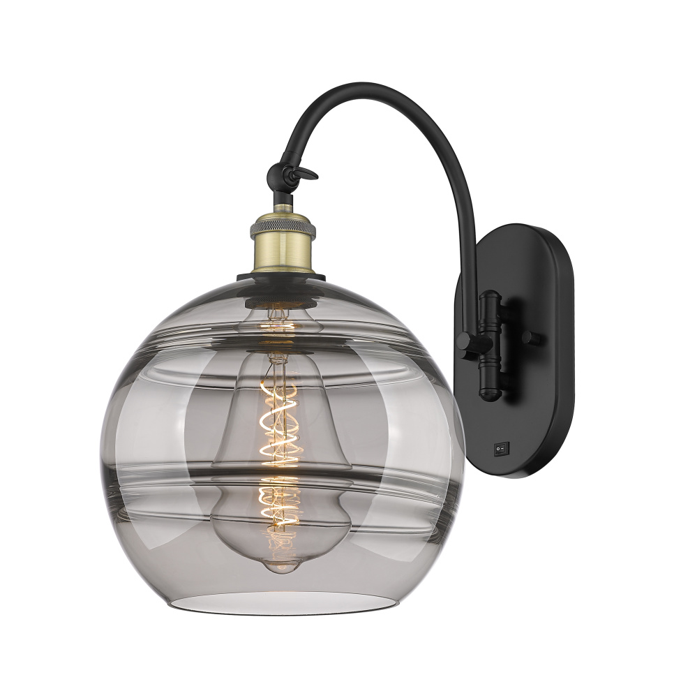 Rochester - 1 Light - 10 inch - Black Antique Brass - Adjustable - Sconce