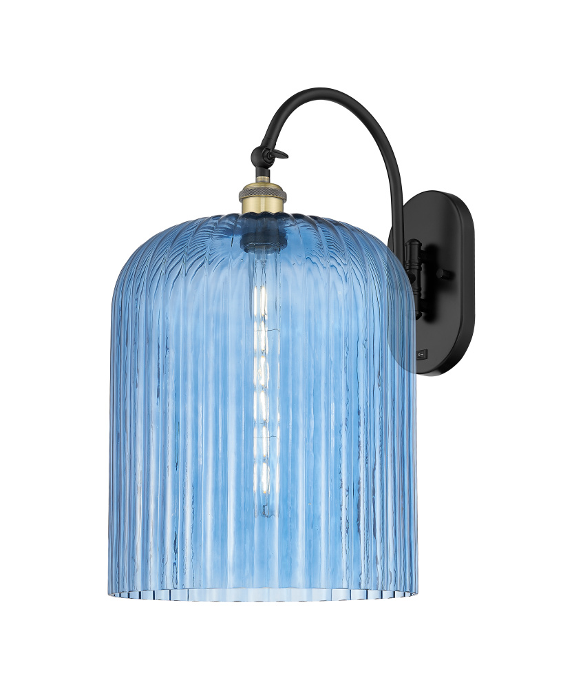 Bridal Veil - 1 Light - 12 inch - Black Antique Brass - Sconce