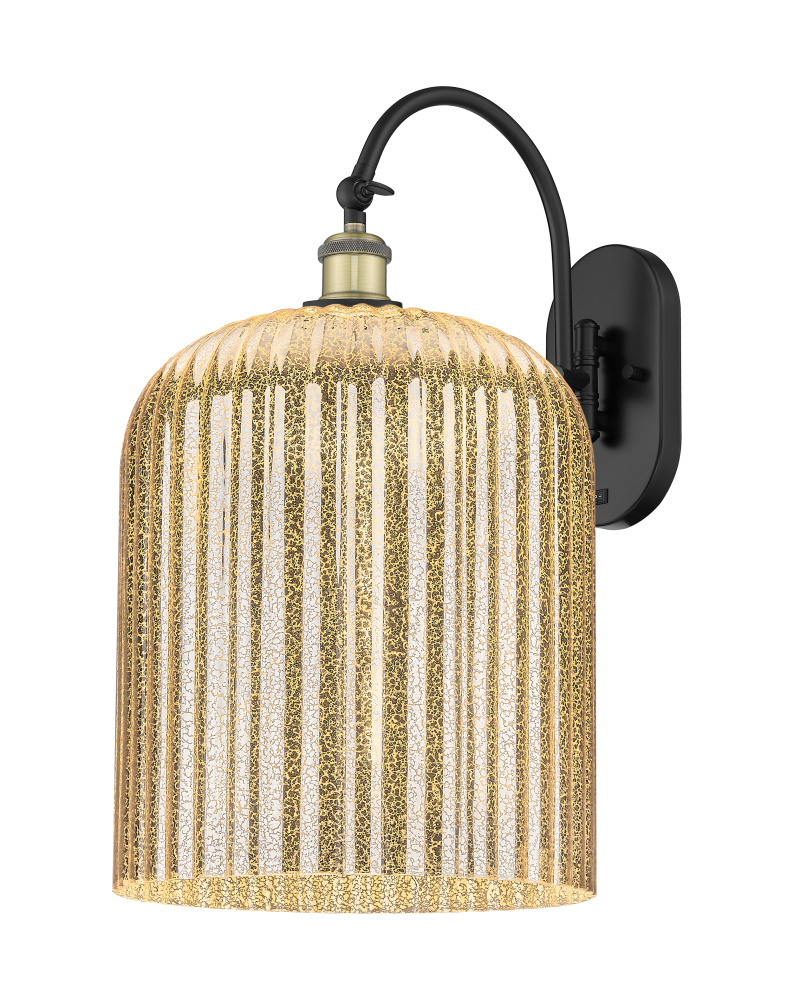Bridal Veil - 1 Light - 12 inch - Black Antique Brass - Sconce