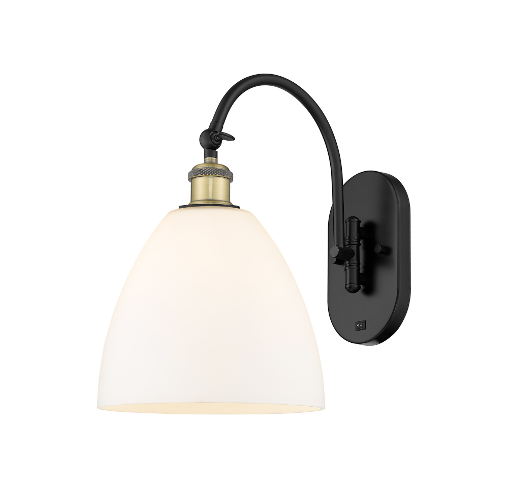 Bristol - 1 Light - 9 inch - Black Antique Brass - Sconce