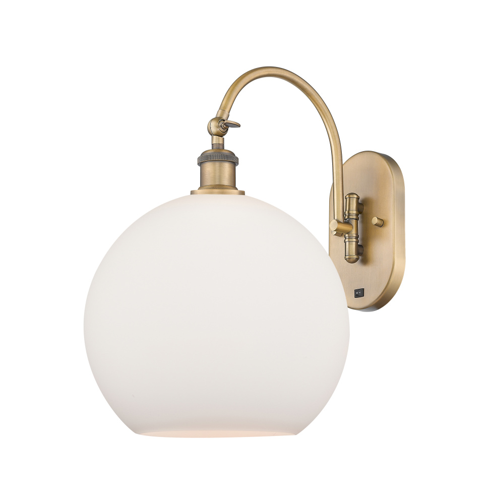 Athens - 1 Light - 12 inch - Brushed Brass - Adjustable - Sconce