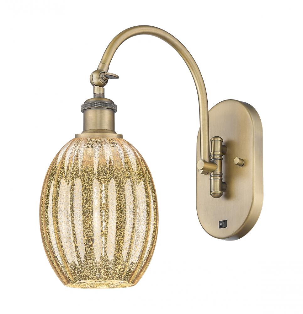 Preston Bulb - 1 Light - 6 inch - Brushed Brass - Sconce