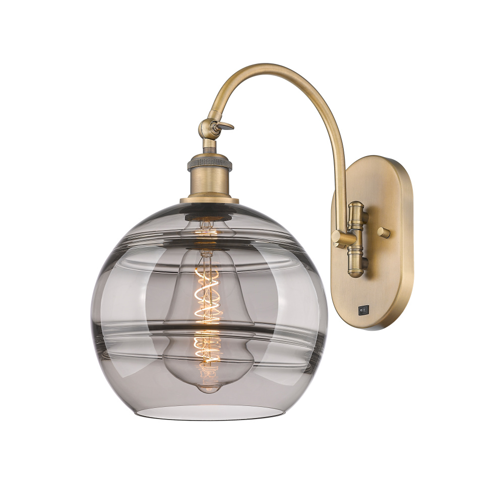 Rochester - 1 Light - 10 inch - Brushed Brass - Adjustable - Sconce