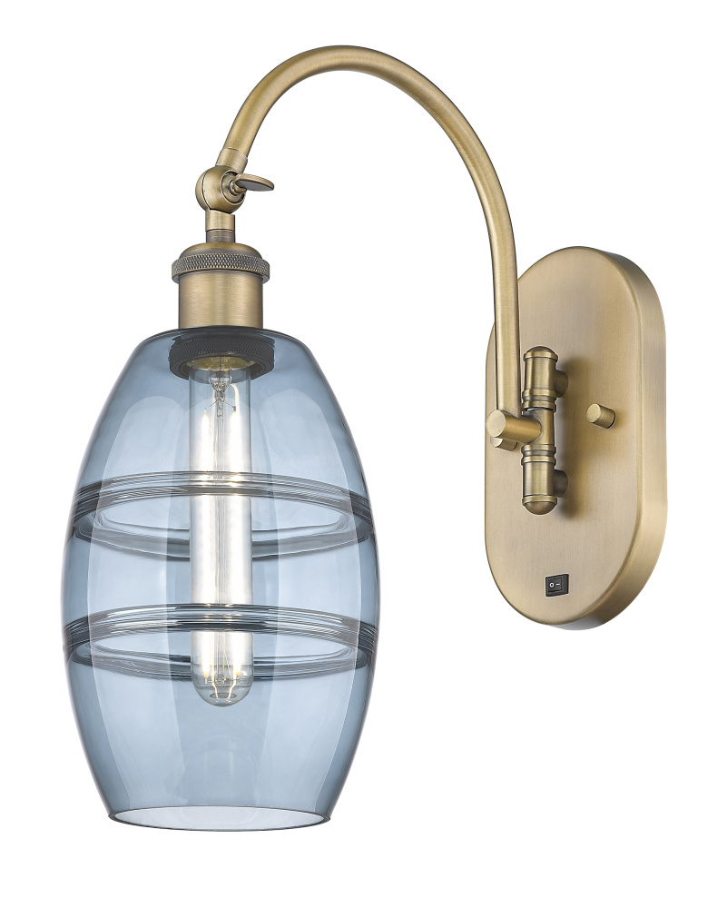 Vaz - 1 Light - 6 inch - Brushed Brass - Adjustable - Sconce