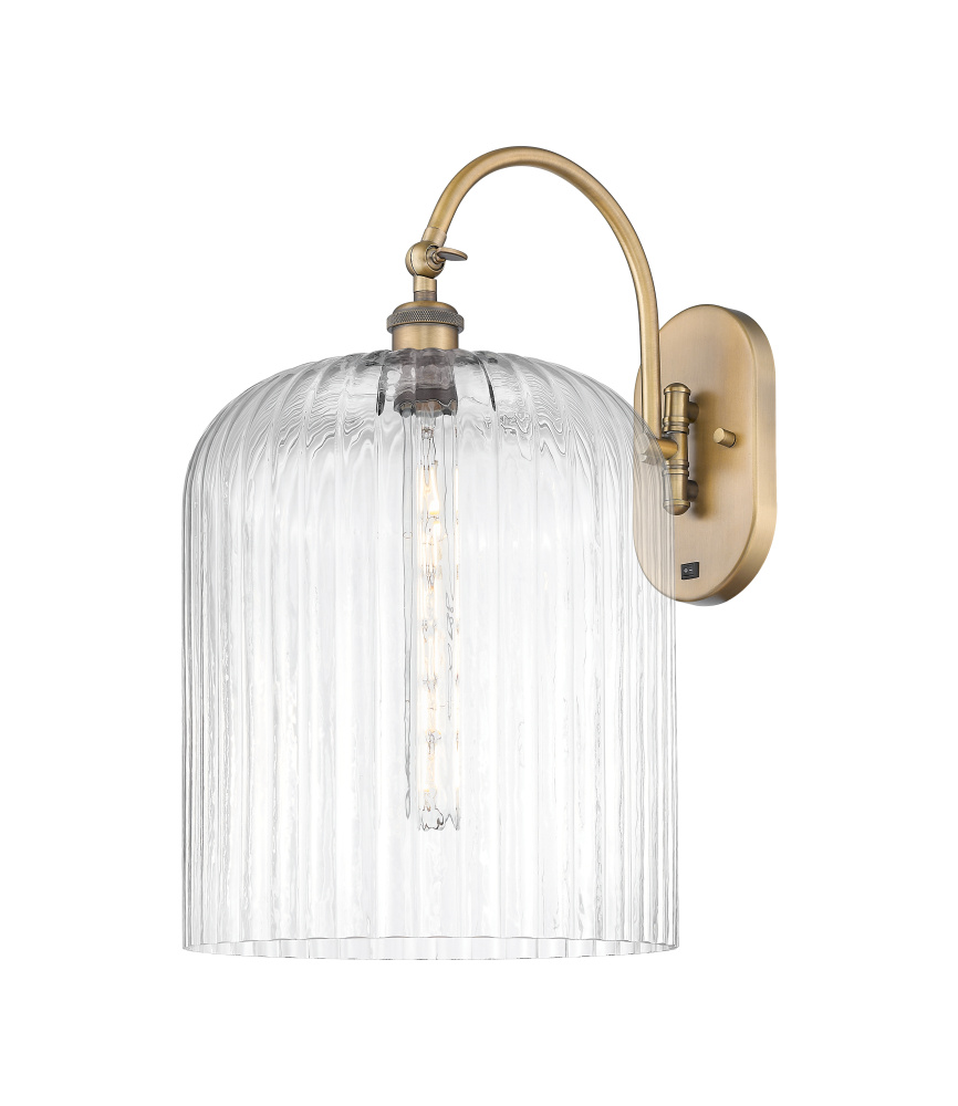 Bridal Veil - 1 Light - 12 inch - Brushed Brass - Sconce