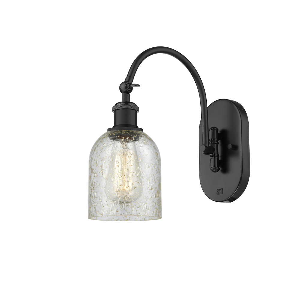 Caledonia - 1 Light - 5 inch - Matte Black - Sconce