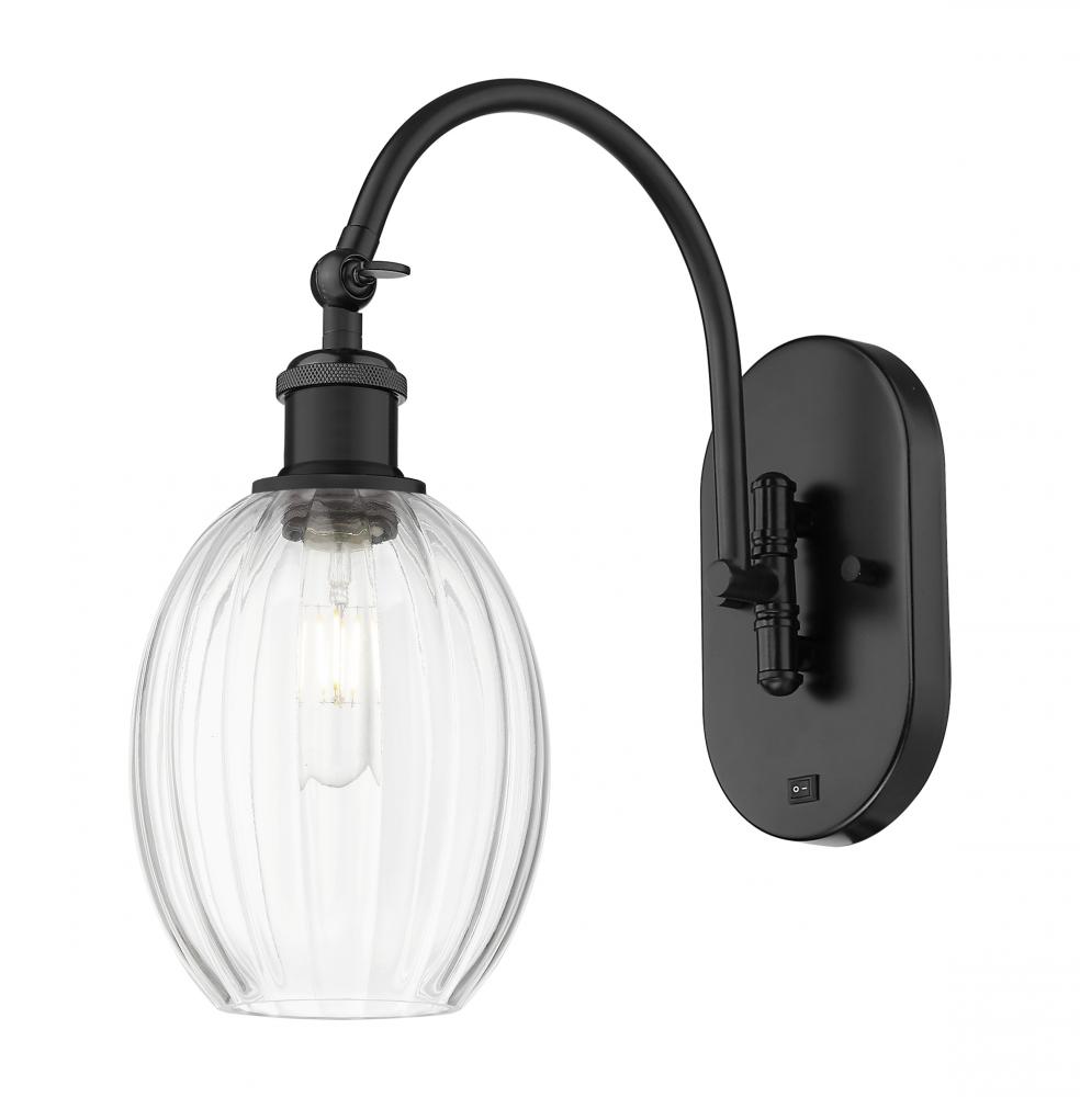 Preston Bulb - 1 Light - 6 inch - Matte Black - Sconce