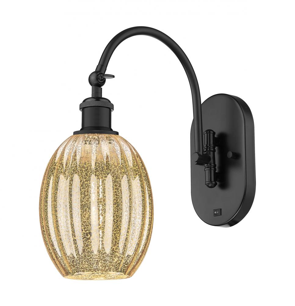 Preston Bulb - 1 Light - 6 inch - Matte Black - Sconce