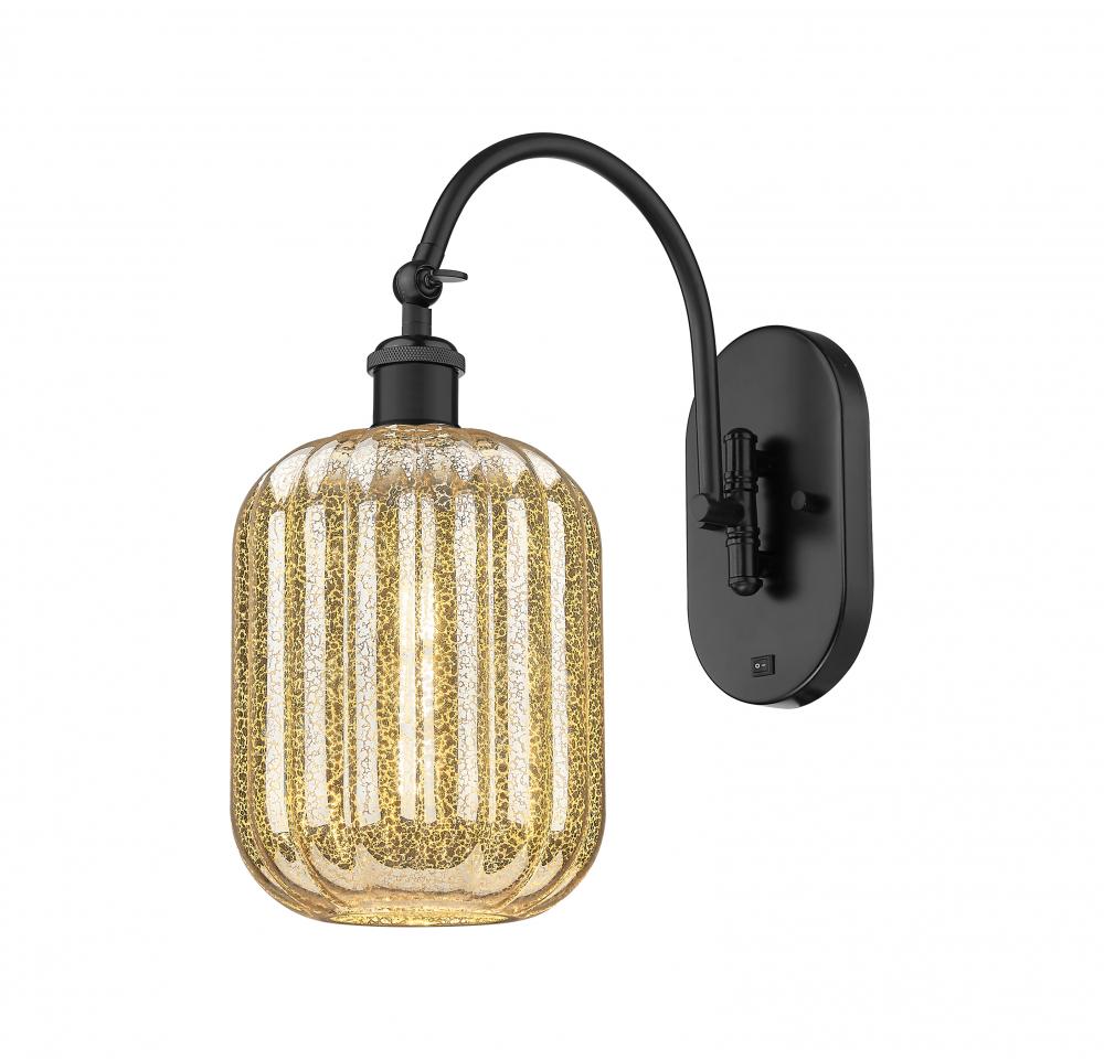 Preston Cylinder - 1 Light - 7 inch - Matte Black - Sconce