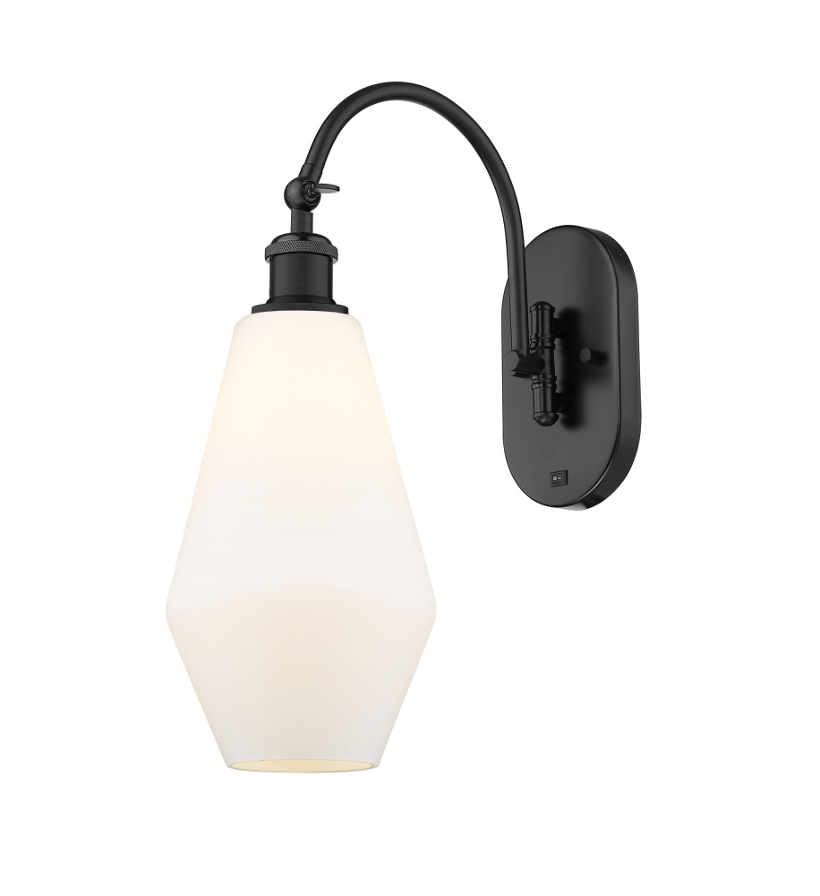 Cindyrella - 1 Light - 7 inch - Matte Black - Adjustable - Sconce