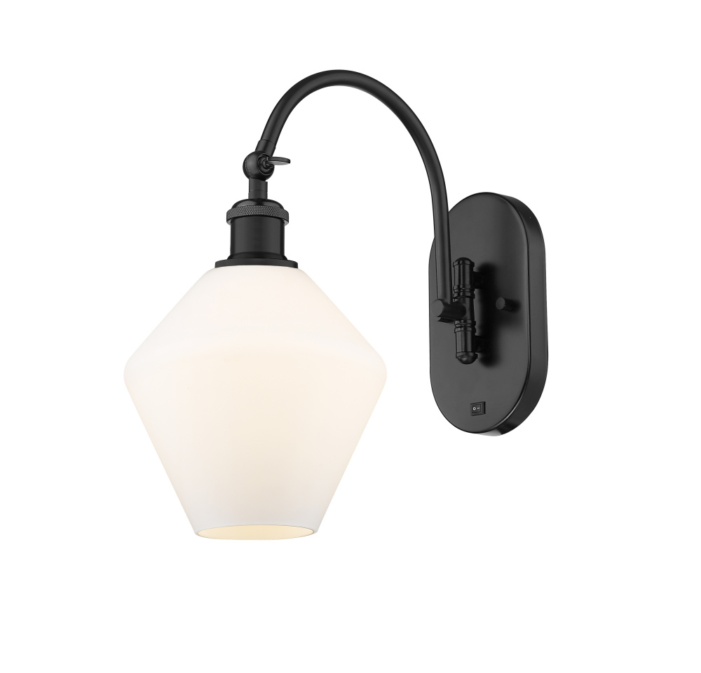 Cindyrella - 1 Light - 8 inch - Matte Black - Adjustable - Sconce